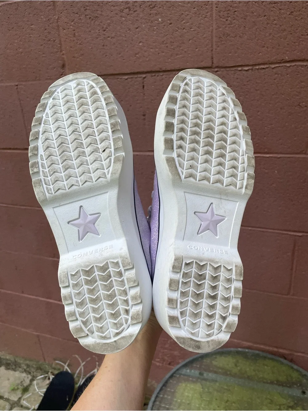 Converse Chuck Taylor Lugged Lift Platform High Sneakers Size 5 Youth